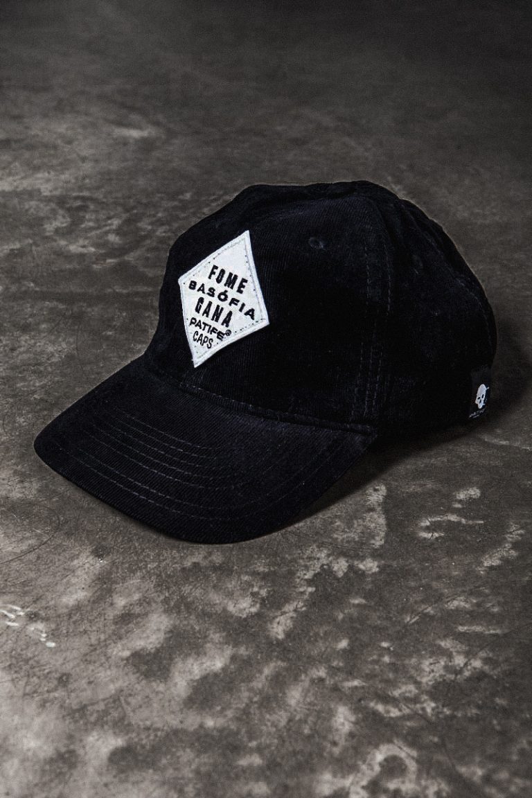 DAD HAT BASOFIA BOMBAZINE BLACK 01