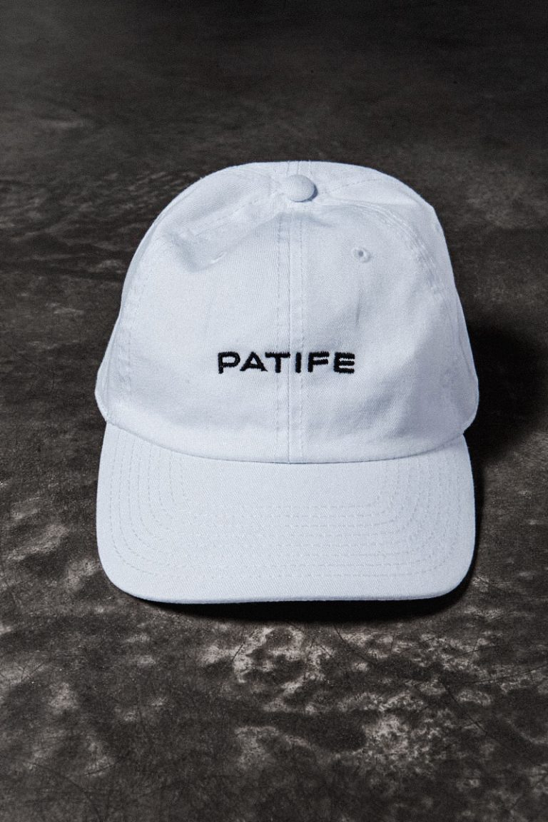 DAD HAT PATIFE COTTON WHITE02